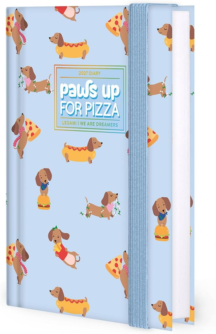 Legami 12 Aylık Günlük 2027 - Dachshund Dog - Küçük - Günlük AG2712115