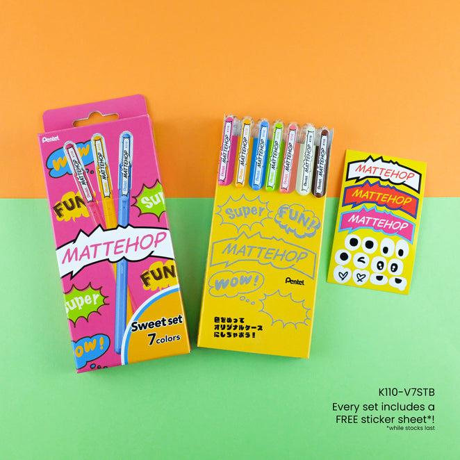 Pentel Mattehop 1.0 mm Jel Kalem Seti - Original Set 