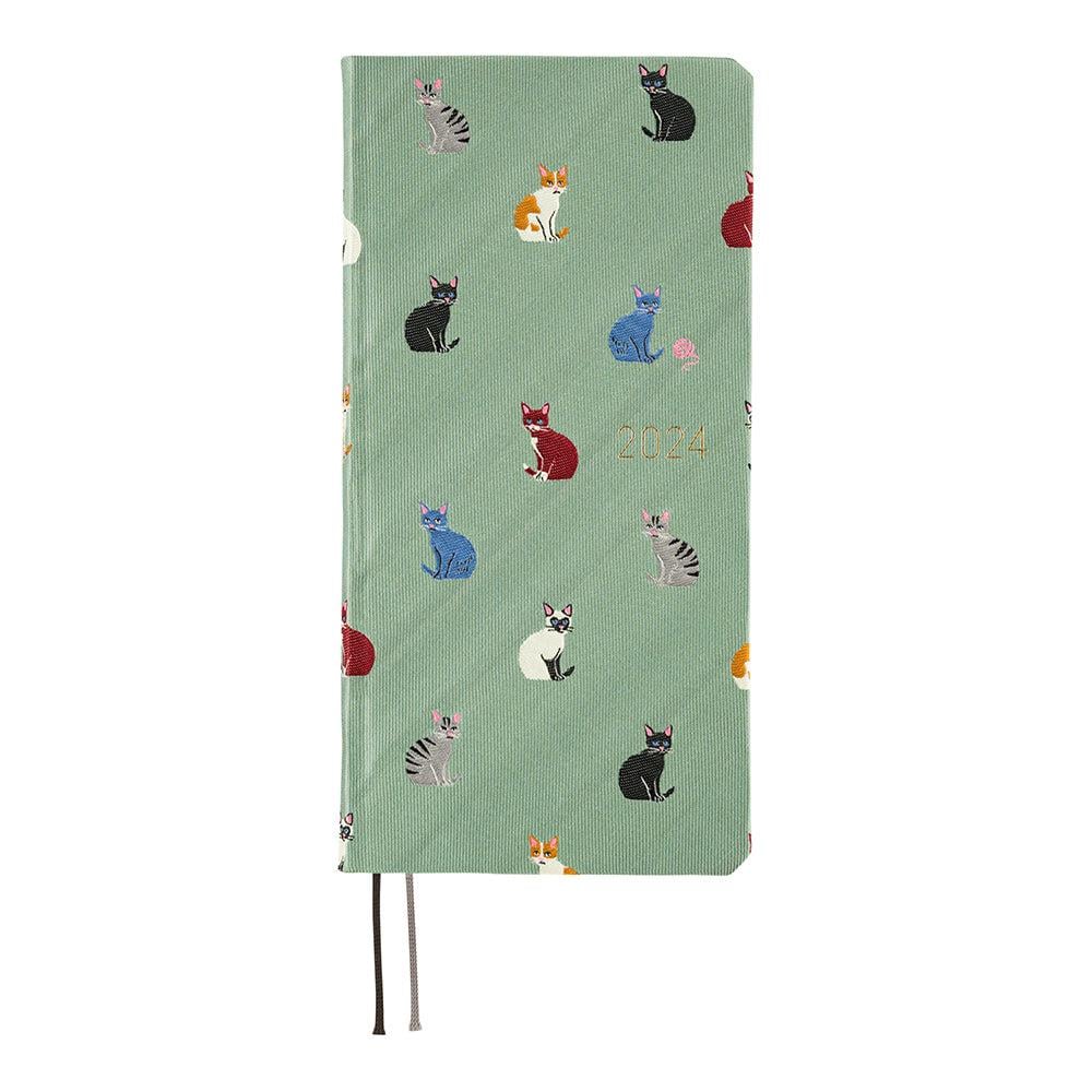 Hobonichi Weeks Japanese Version 2024 Jan. Start Hobonichi Weeks Bow & Tie: Cats & Me 