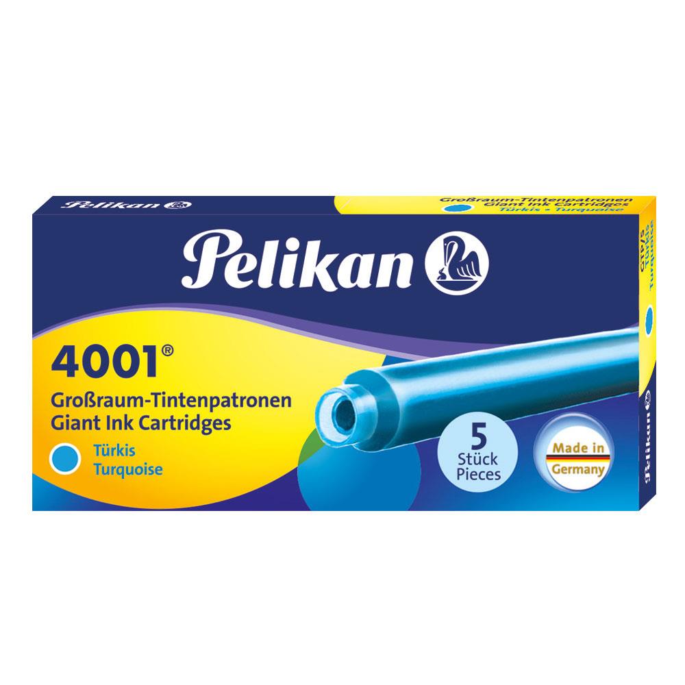 Pelikan GTP5 Dolma Kalem Kartuşu Turkuaz