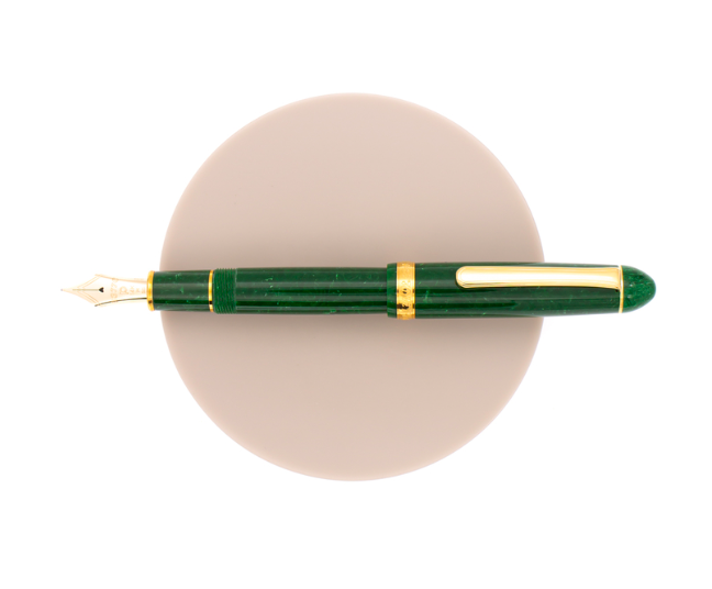 Platinum  #3776 Century Celluloid Jade 14K Altın Uç Dolma Kalem B Uç
