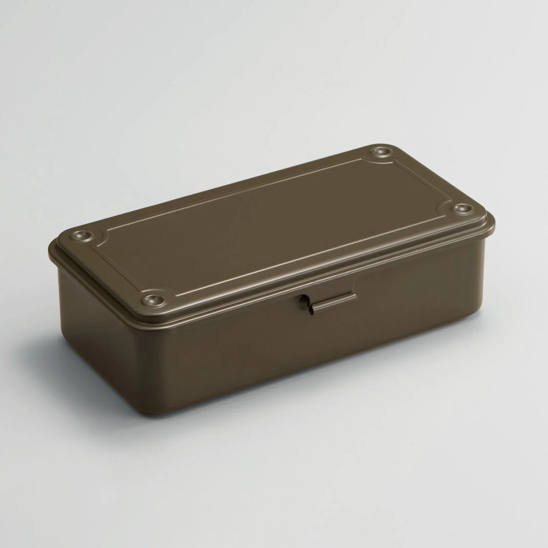 Toyo Steel T-190 Tool Storage Box Moss Green Metal Saklama Kutusu