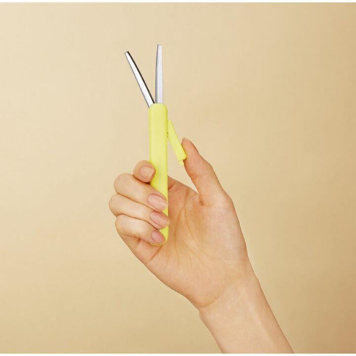 Kokuyo Me Özel Seri Kompakt Taşınabilir Ergonomik Makas Fragile Mint