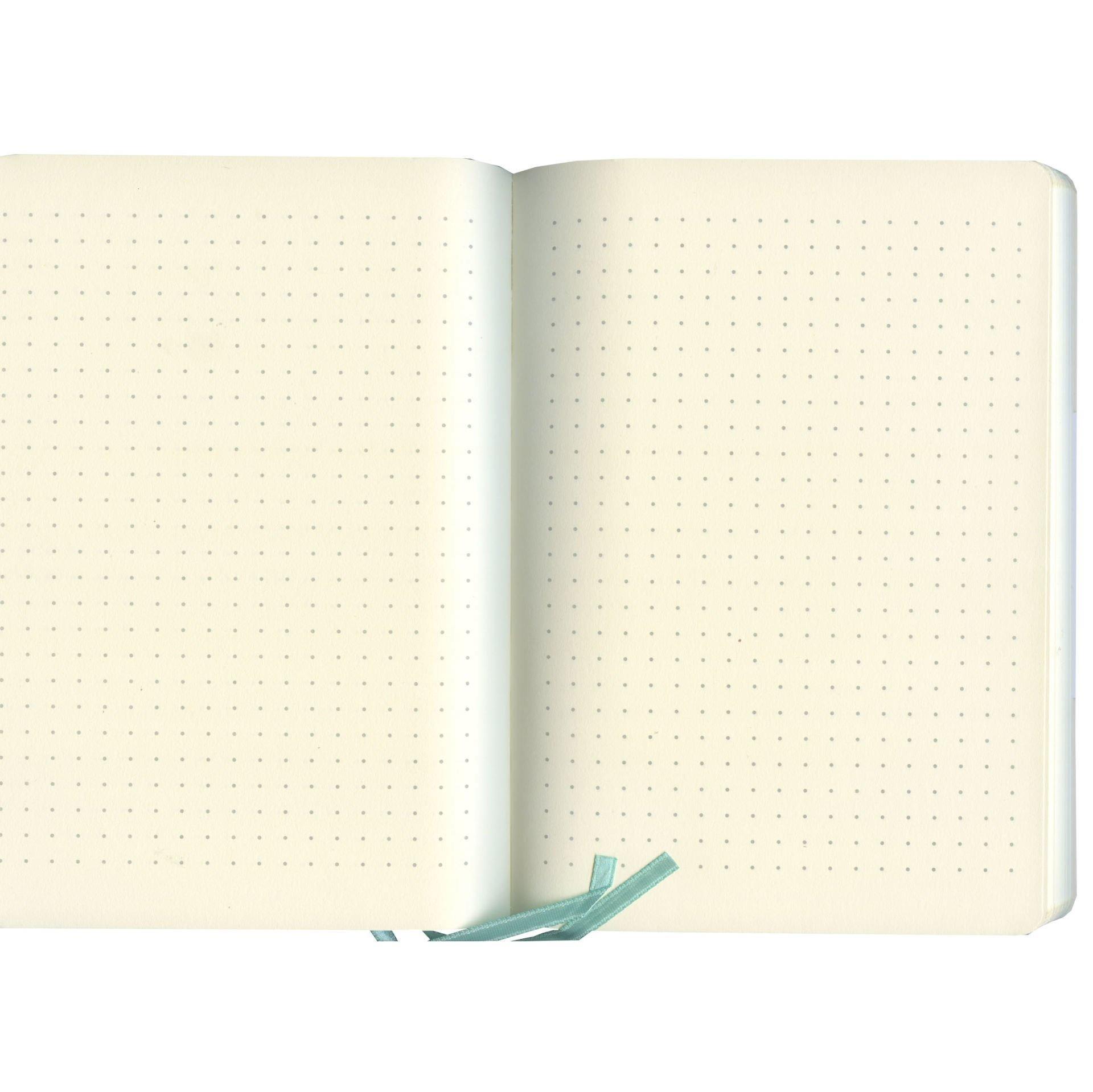Pulko Defter 110gr Ivory Kağıt, A5, Termo Deri, 224 Sayfa, Noktalı, 044, Orman Yeşili