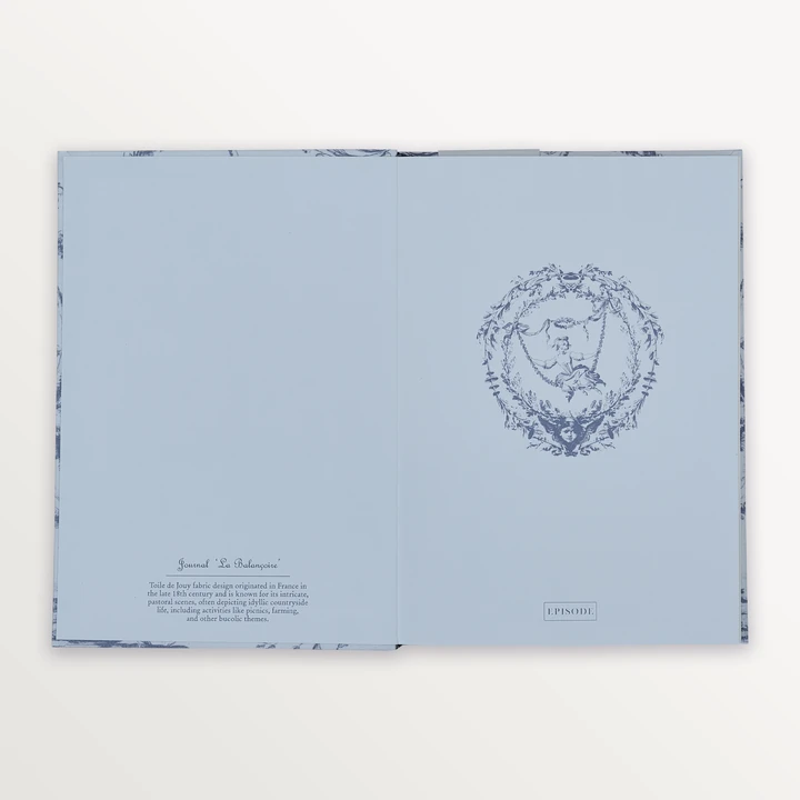 EPISODE TOILE DE JOUY LA BALANCOIRE A5 FLEX LINEN NOTEBOOK
