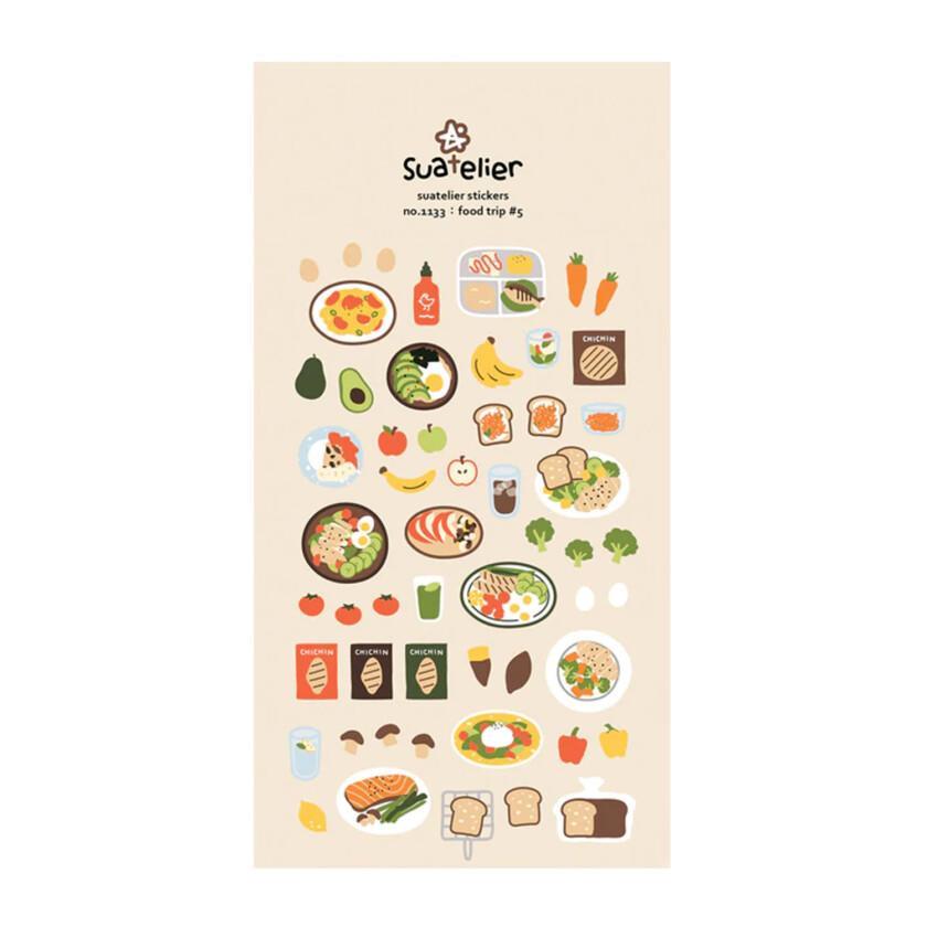 Suatelier Deco Sticker Food Trip #5