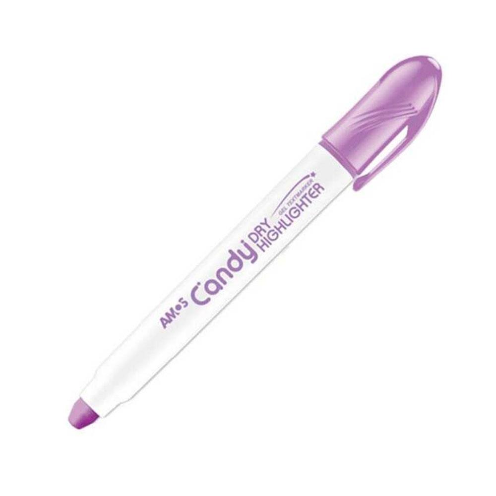 Amos Dry Highlighter Fosforlu Kalem Pastel Mor
