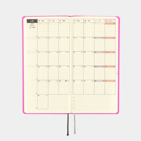 Hobonichi Techo Weeks 2025 Colors: Sweet Purple