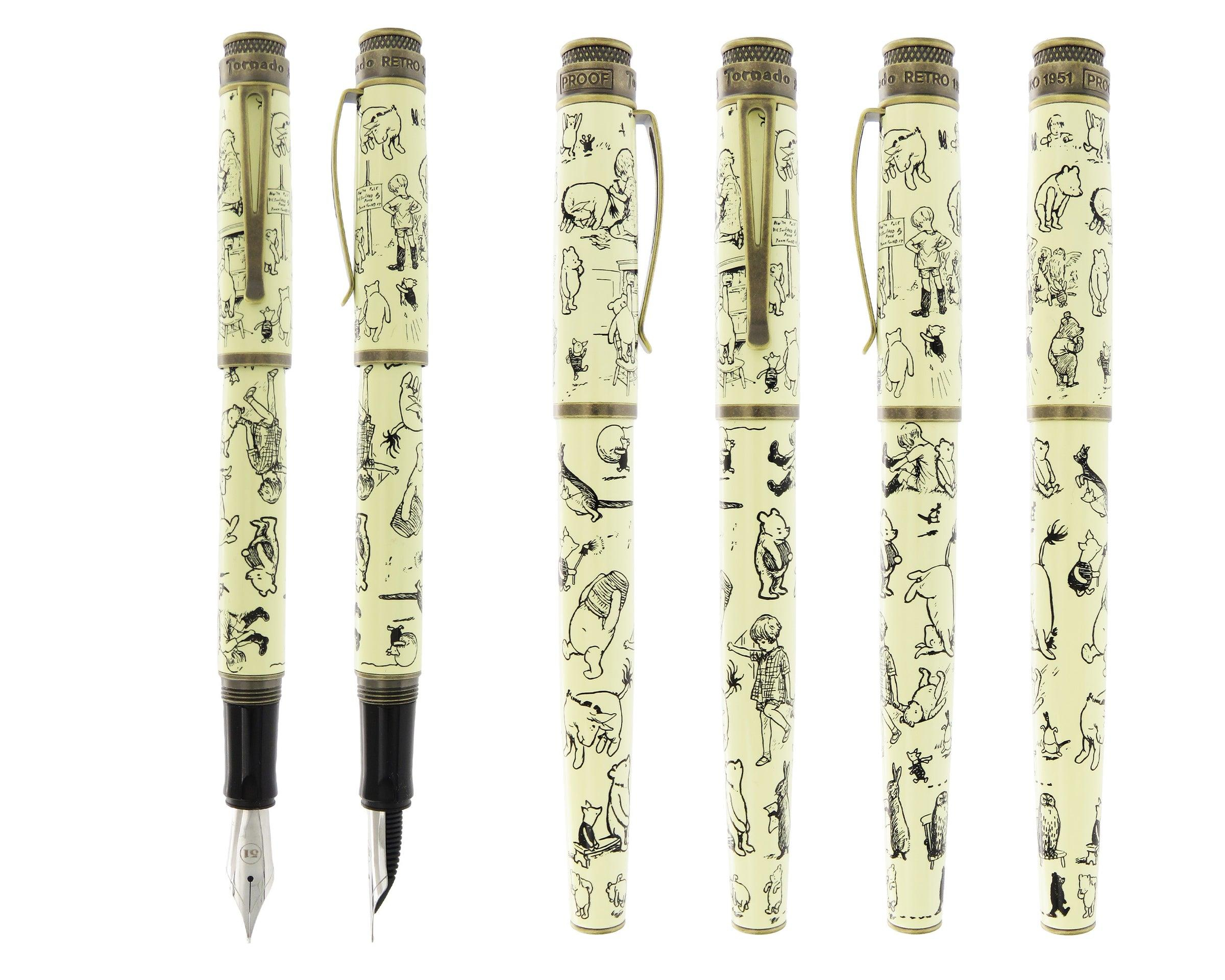 Retro 51 Winnie-the-Pooh Decorations by E.H. Shepard - Tornado™ Dolma Kalem Medium uç