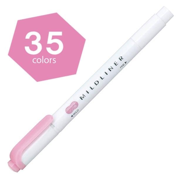 Zebra Mildliner Çift Taraflı Fırça Uçlu Işaretleme Kalemi 5li Set  5C-HC-N SET