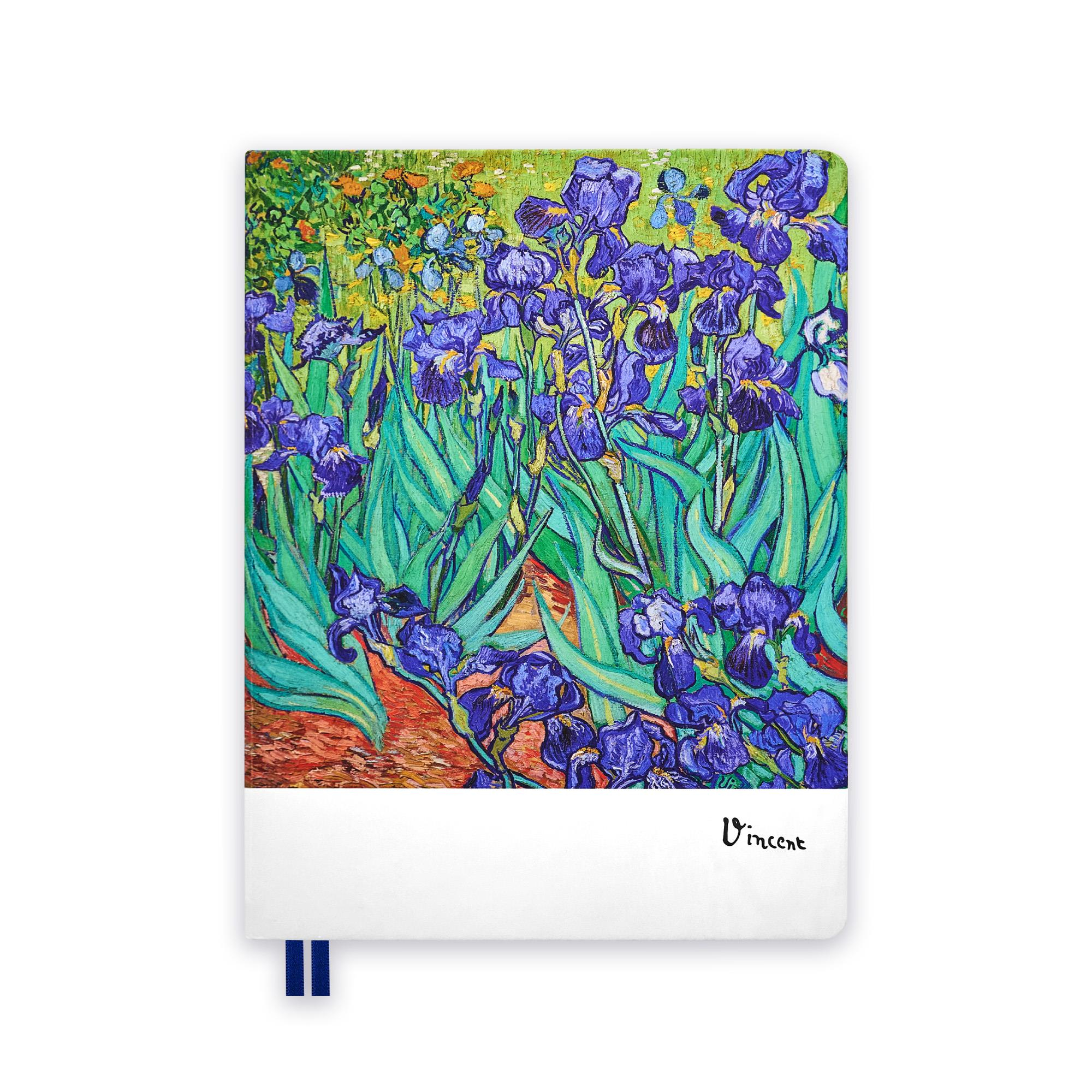 EPISODE GALLERY VAN GOGH IRISES XL CASEBOUND NOTEBOOK