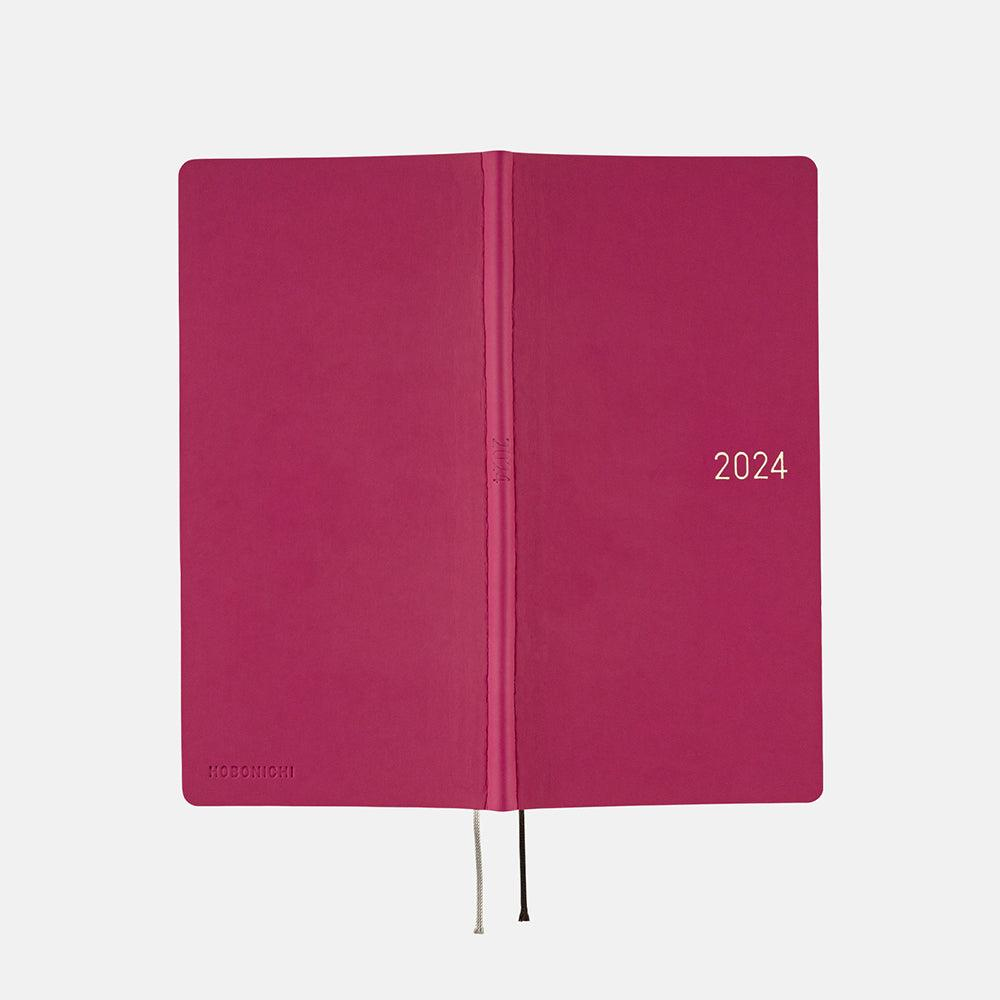 Hobonichi Techo Weeks Japanese Version 2024 Jan. Start Smooth Sangria