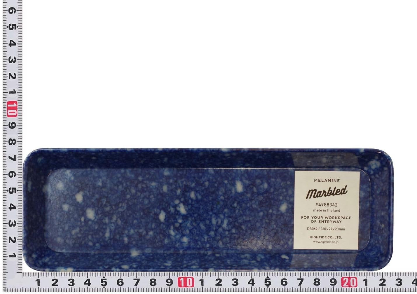 Hightide  Penco Marbled Melamin Kalem Tepsisi Navy