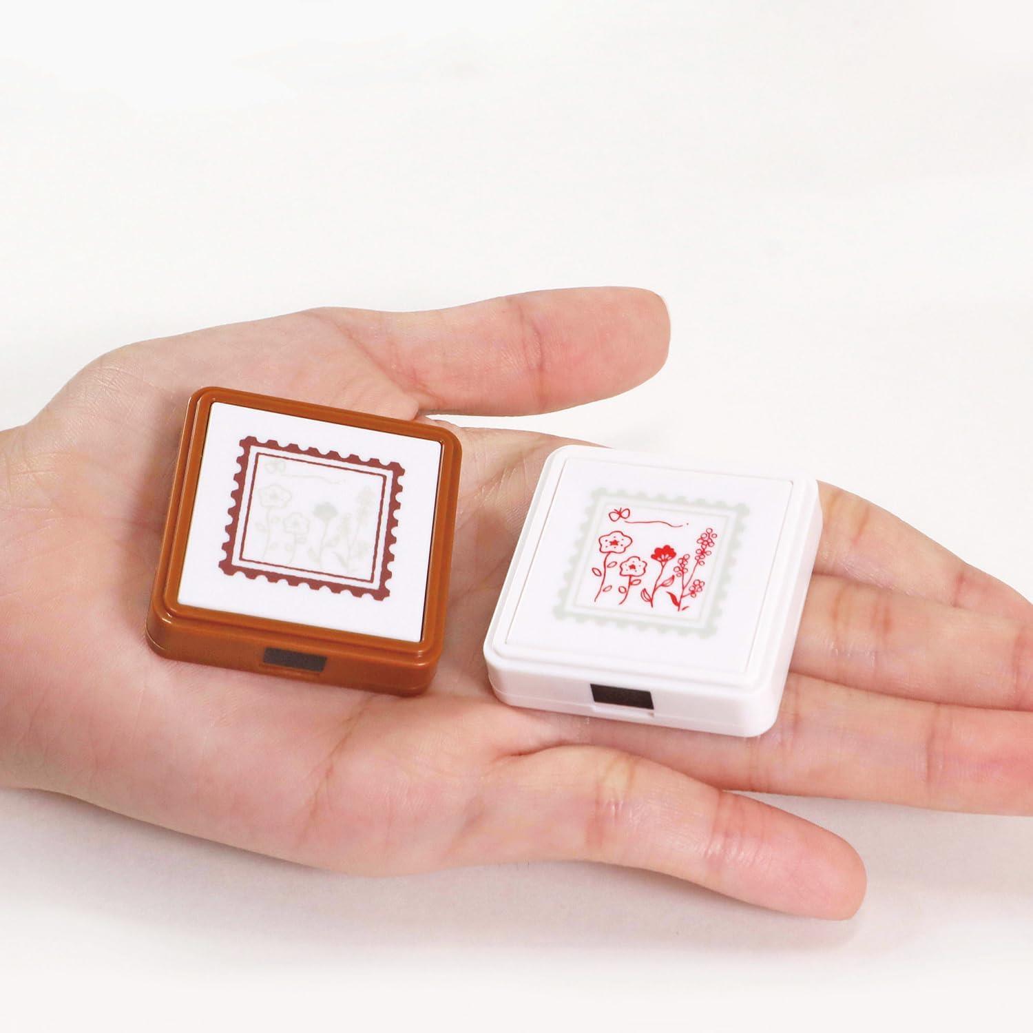 Kutsuwa Stamp Hanko Flower Stamp DE013K