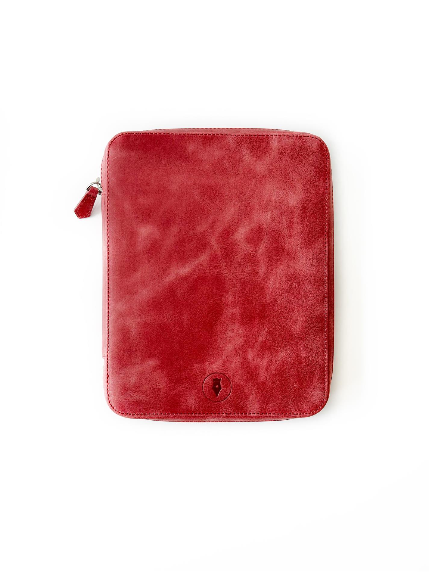 Eng Leather Dusty Rose 18'li Deri Kalem Kılıfı