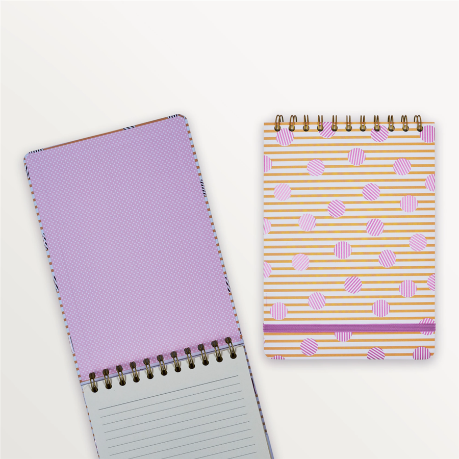 Episode Dotty Polka Stripe A5 Spiralli Defter