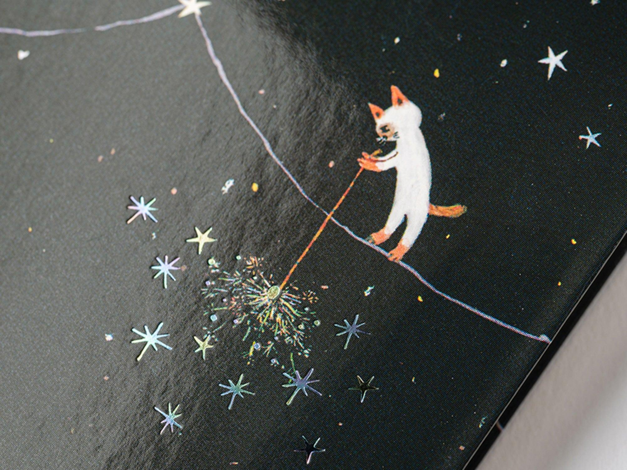 Hobonichi Weeks Japanese Version 2024 Jan. Start Hiroko Kubura Another Night Of Falling Star Sparklers