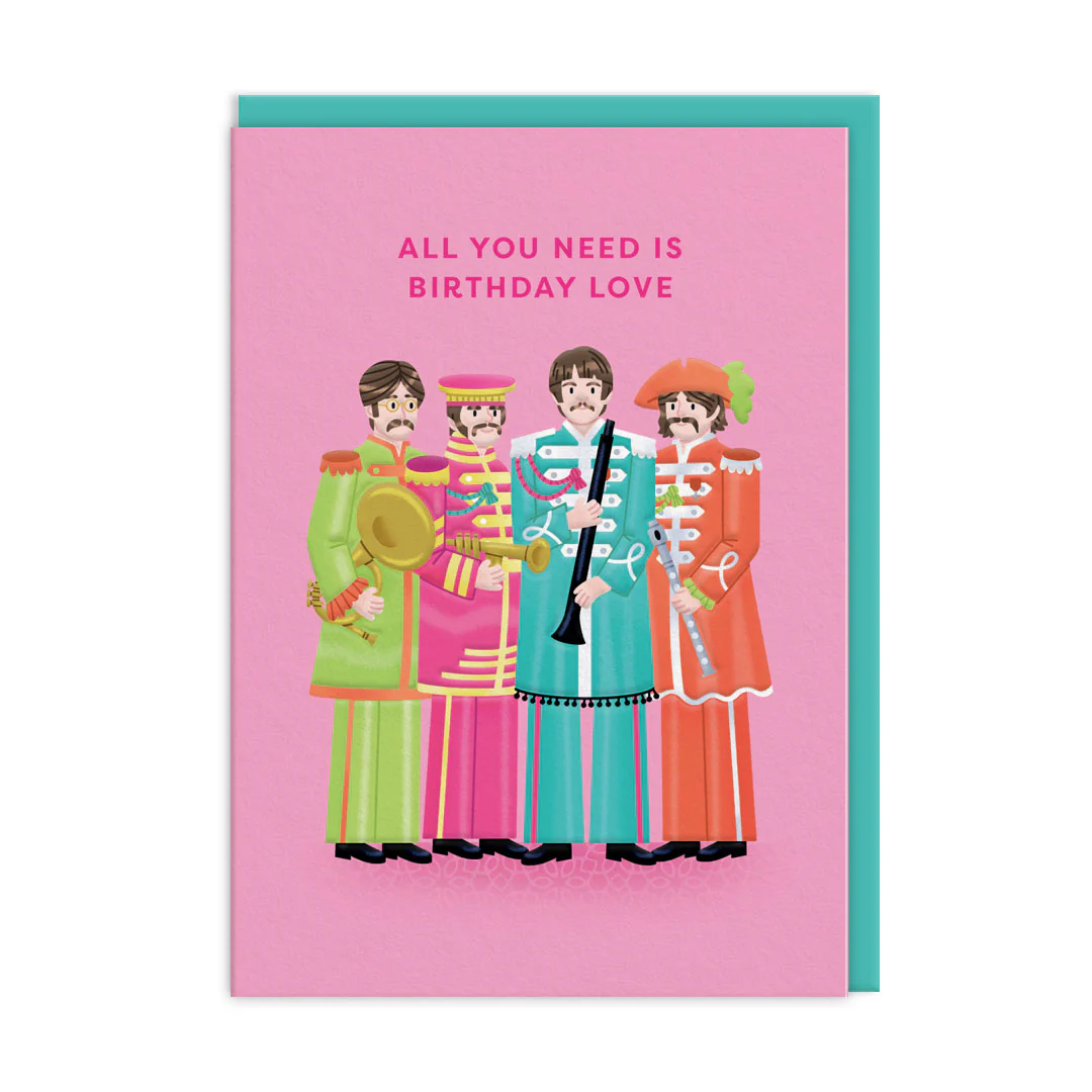 Ohh Deer Tasarımı A6 Kartpostal The Beatles 13013