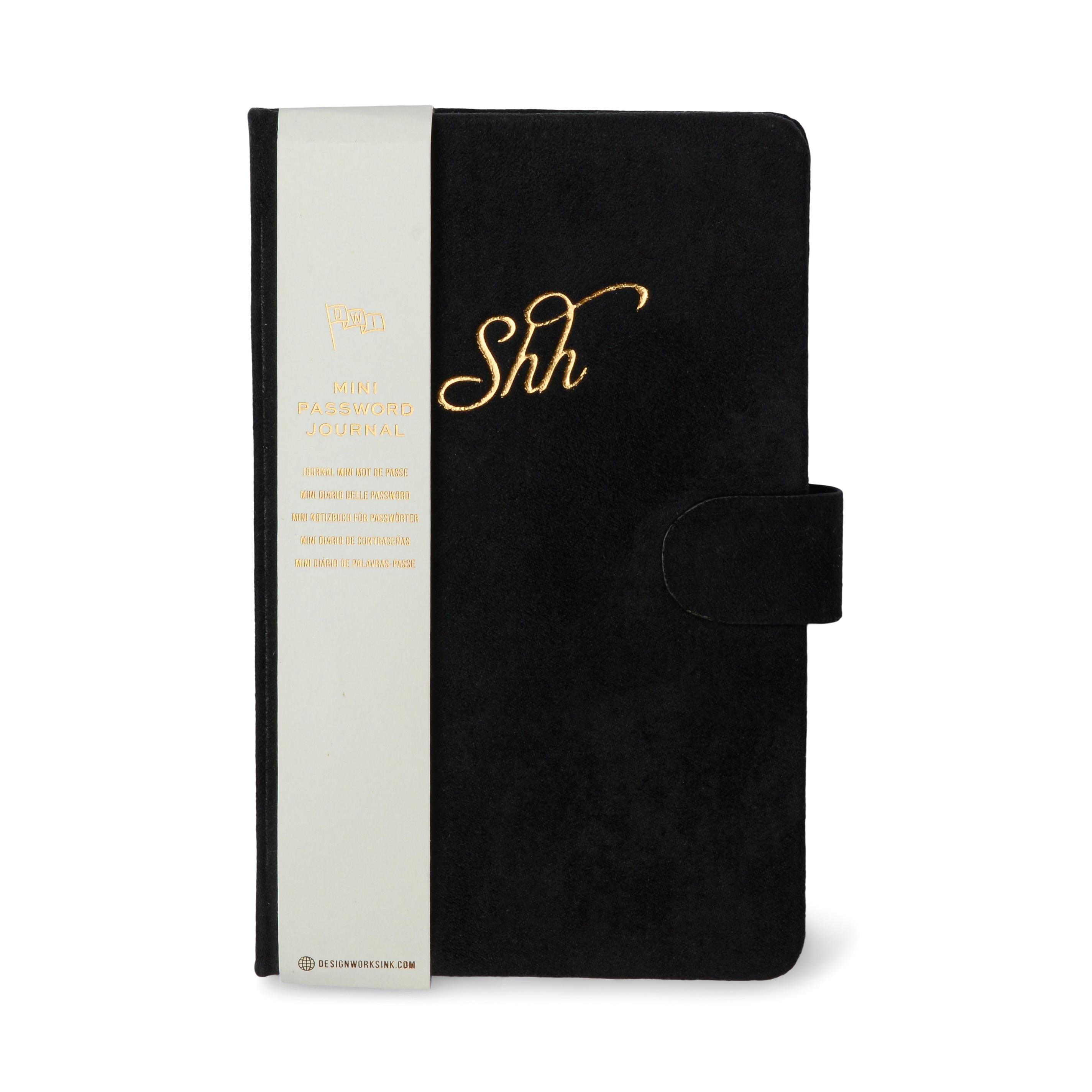 DesignWorks Ink Mini Password Journal - Shh Günlük