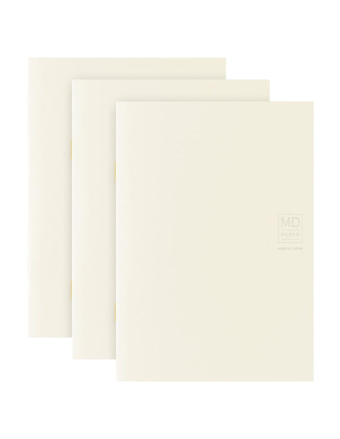 Midori MD Paper Defter Light A6 Çizgisiz 3'lü Set