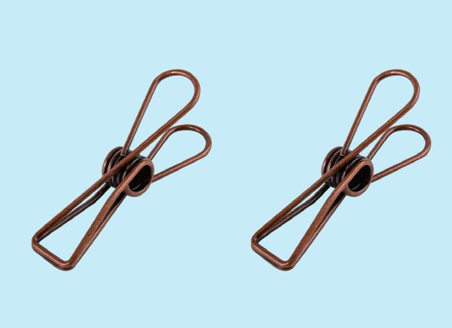 Kayigo Tiny Paslanmaz Çelik Mandal Dörtlü Copper