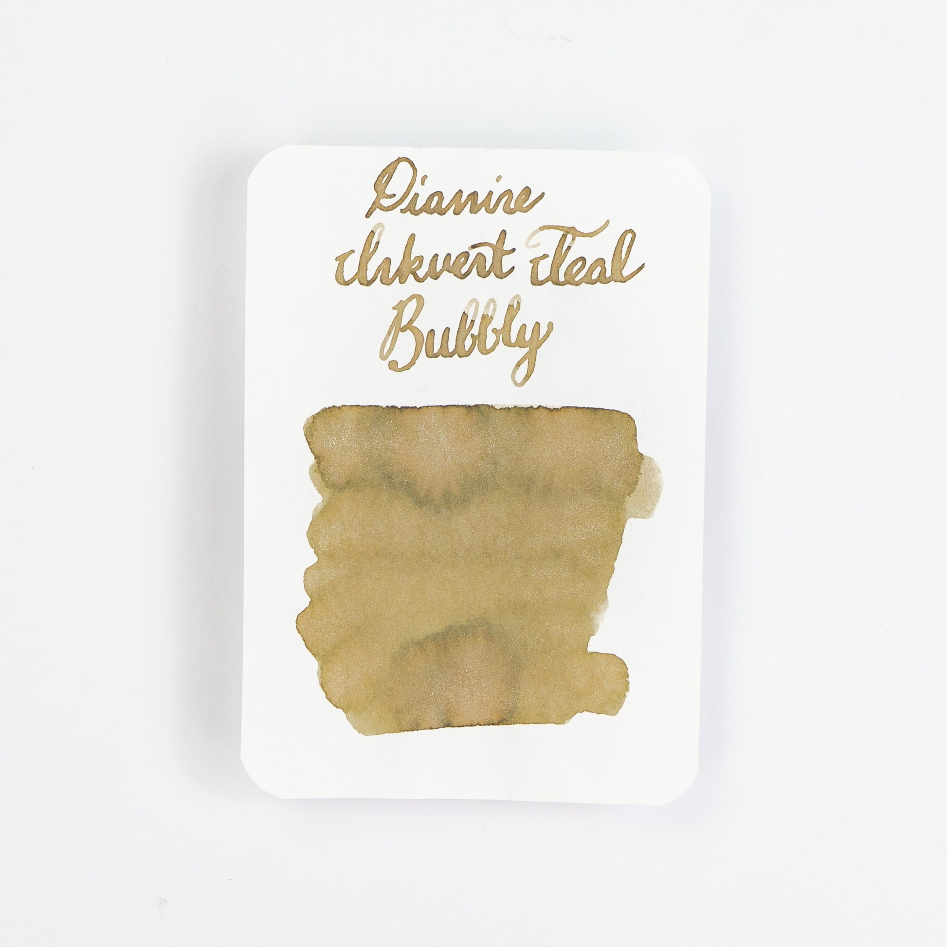 Diamine Inkvent Teal Calender Bubbly Shimmer Mürekkep