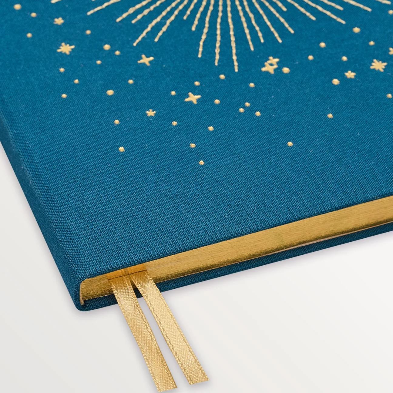 EPISODE CELESTIAL VERDIGRIS EMBROIDERED XL NOTEBOOK