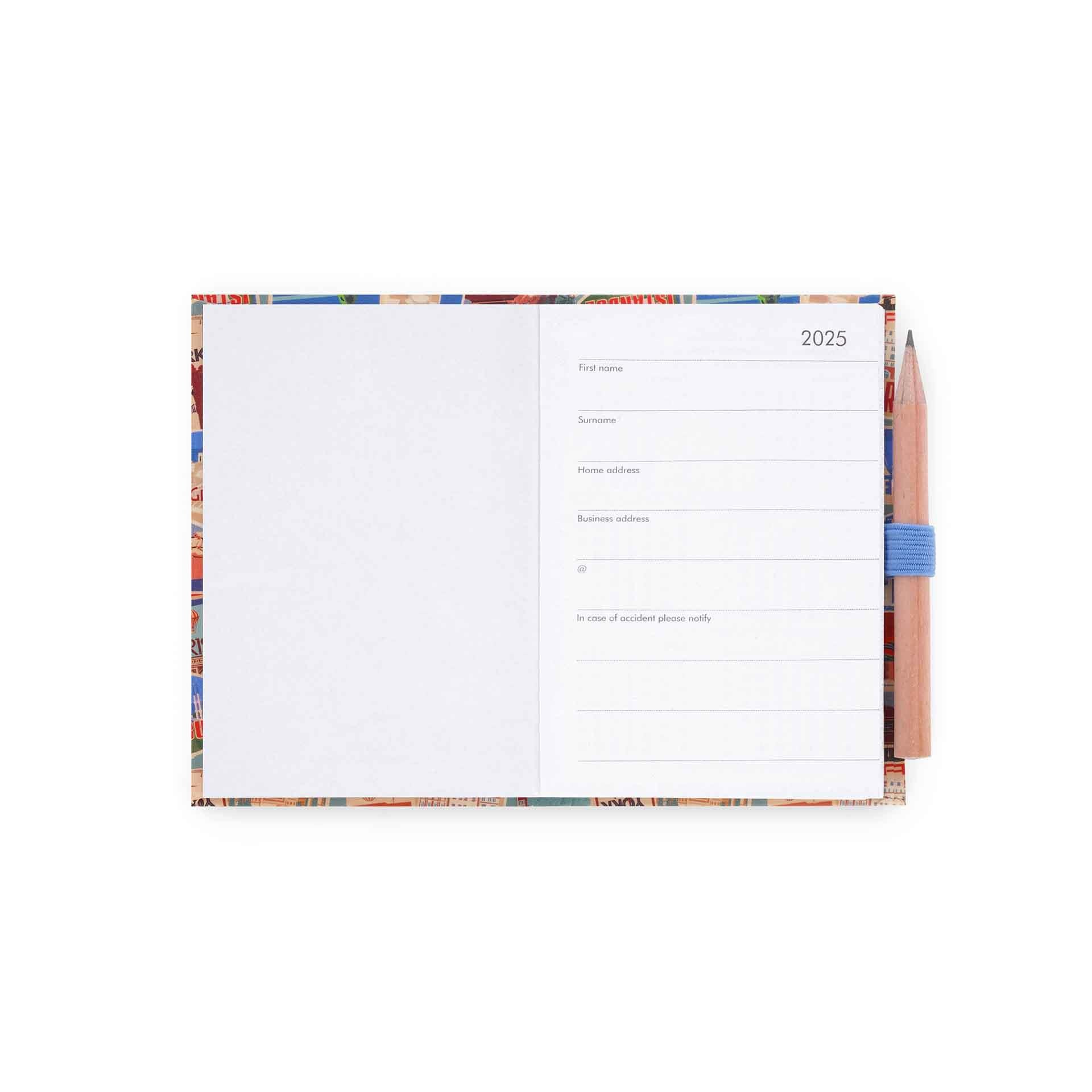 Legami Mini Agenda/Planner Sept. 2024- Dec. 2025 16 Haftalık Ajanda Travel