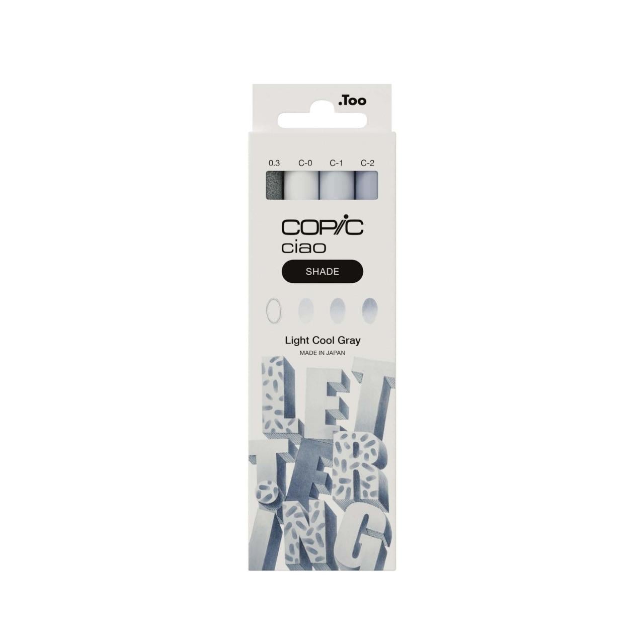 Copic Ciao 4lü Shade Set - Light Cool Grey