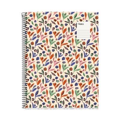 Miquelrius A4 70gsm 100 Yaprak Telli Çizgili Leaves in the Wind Defter
