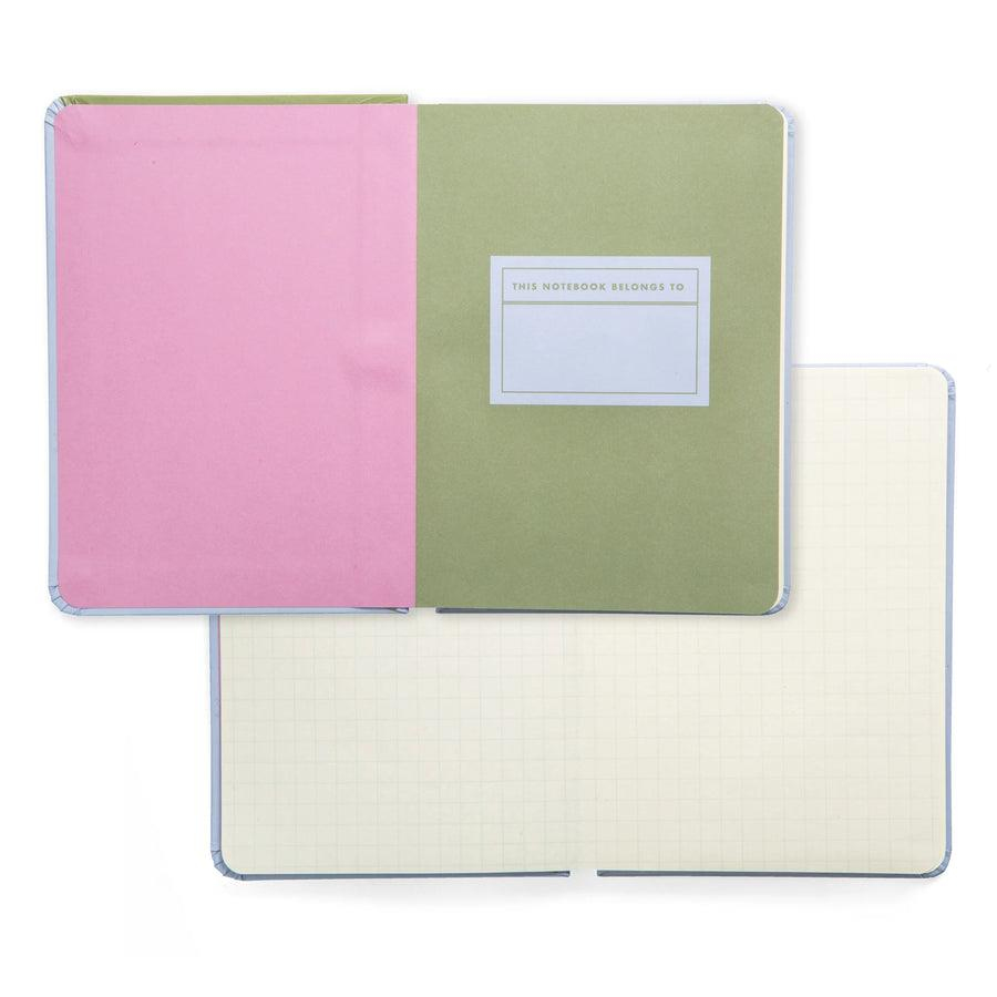 Kikkerland İnkerie Kareli Mini Defter ve Kalem Seti