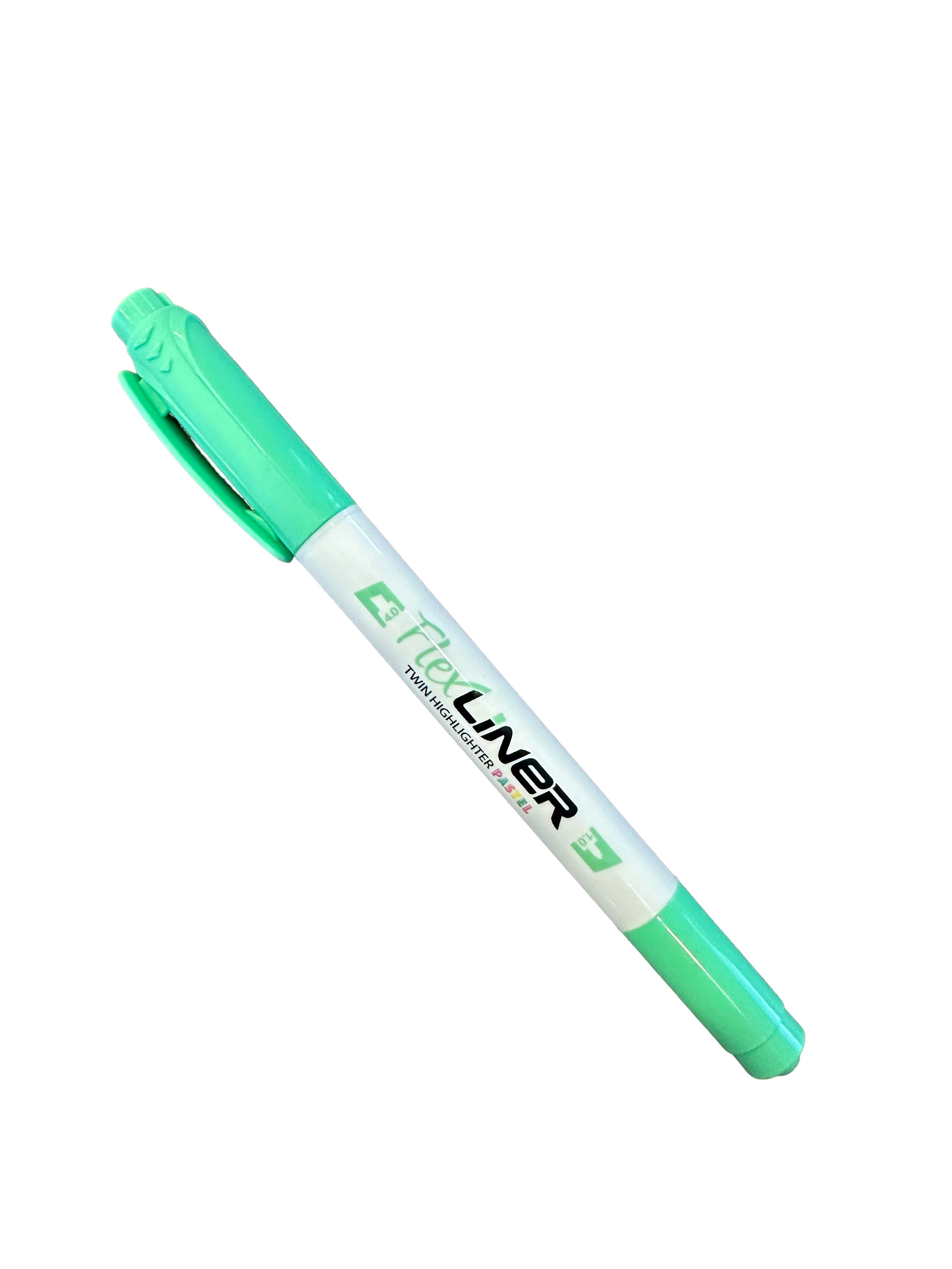 Flex Office Flex Liner FO-HL016 Çift Taraflı Fosforlu Kalem Pastel Green