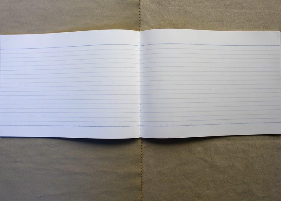 Tsubame B5 Dolma Kalem Uyumlu Fools Yatay Büyük Çizgili Defter