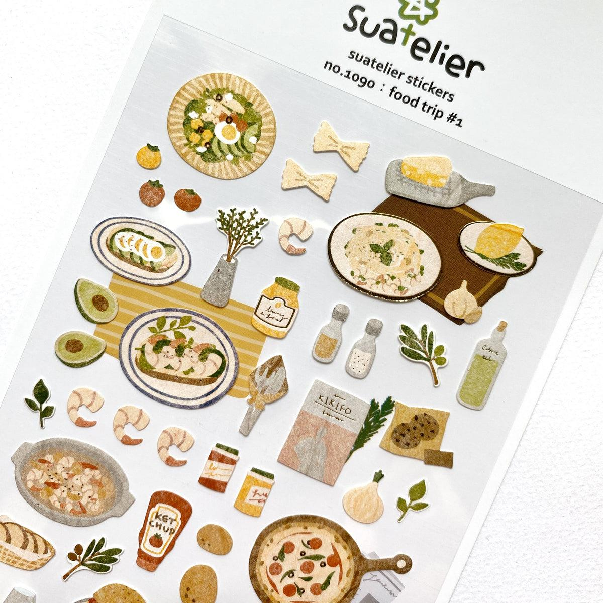 Suatelier Deco Sticker Food Trip #1