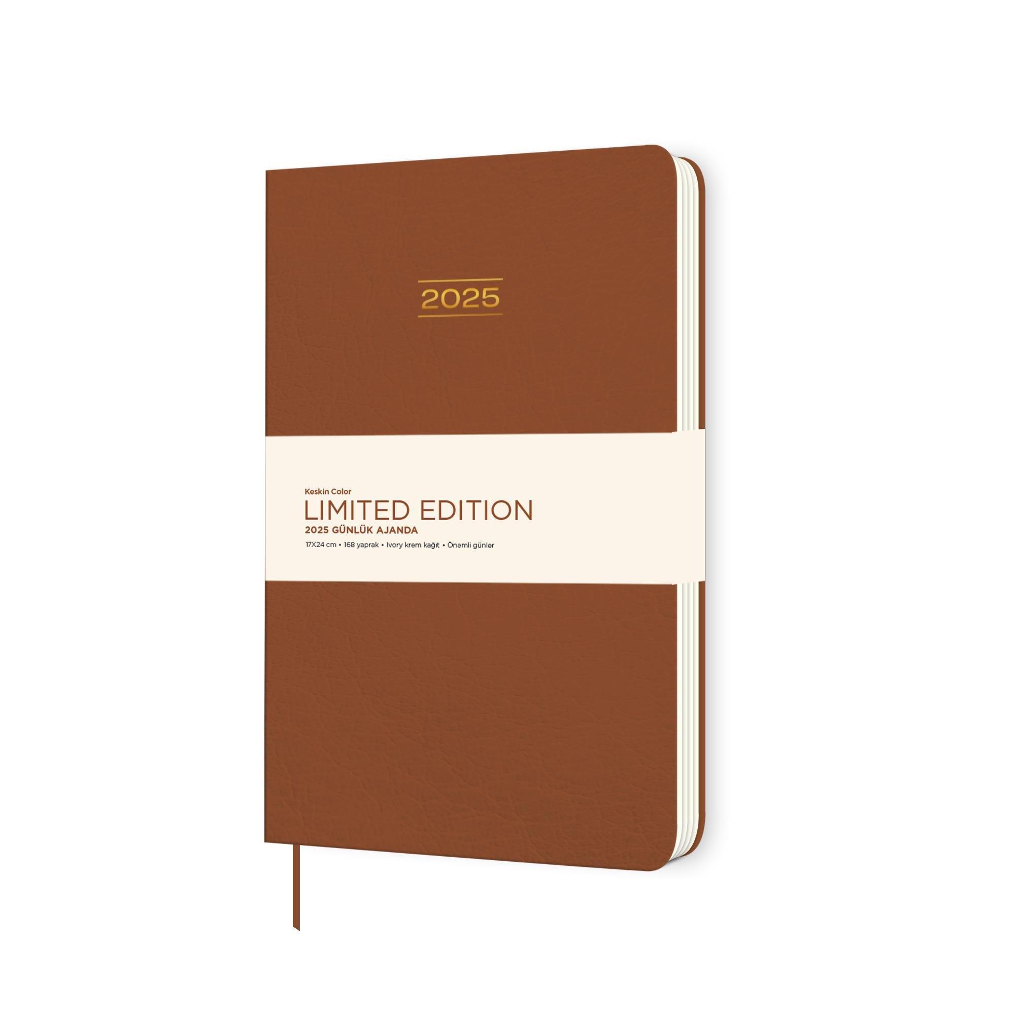 Keskin Color Limited Edition Ciltli Günlük Ajanda Kahverengi