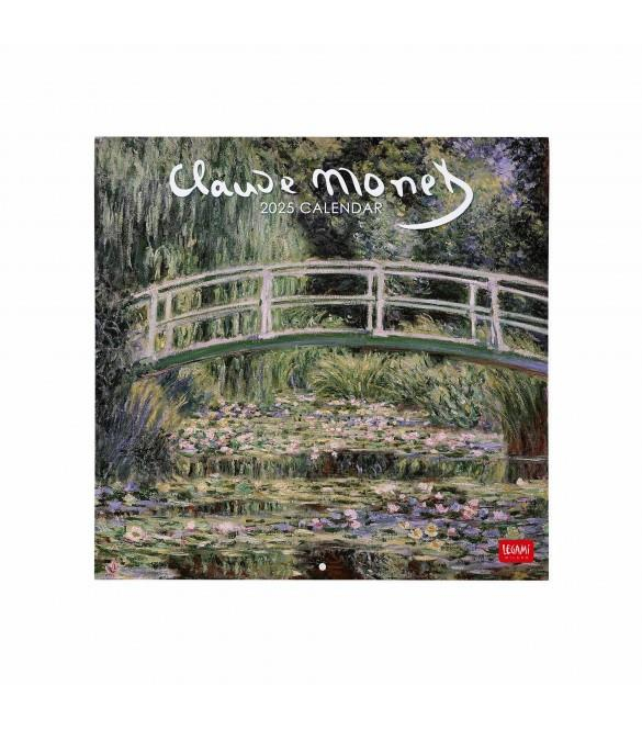 Legami 2025 Claude Monet Wall Calendar 30 x 29 cm Duvar Takvimi