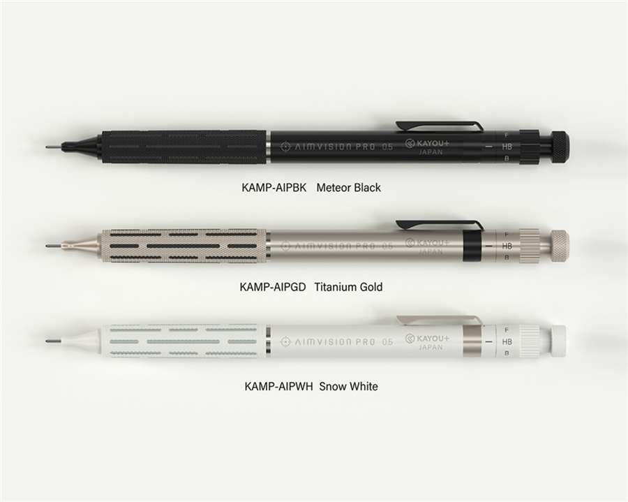 Kayou Plus Aimvision Pro Teknik Çizim Mekanik Kurşun Kalem Titanium Gold KAMP-AIPGD