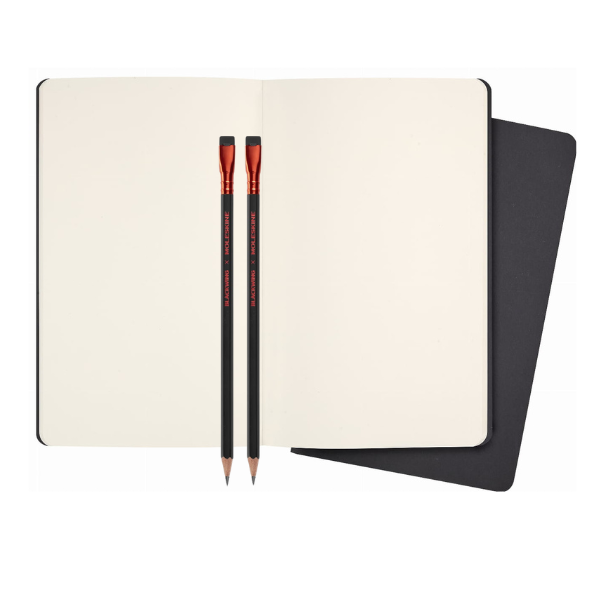 Blackwing x Moleskine Çizim Seti Cahiers & Pencils  A5 2'li Defter ve Kalem 