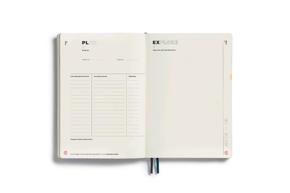 Leuchttrum 1917 Learning Journal Composition (B5), Flexcover, Black, 367497