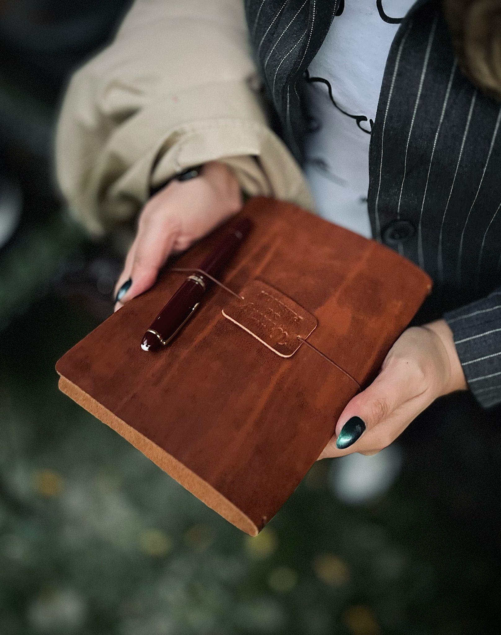 Aegan Leather Deri Defter Lastiği Sarı