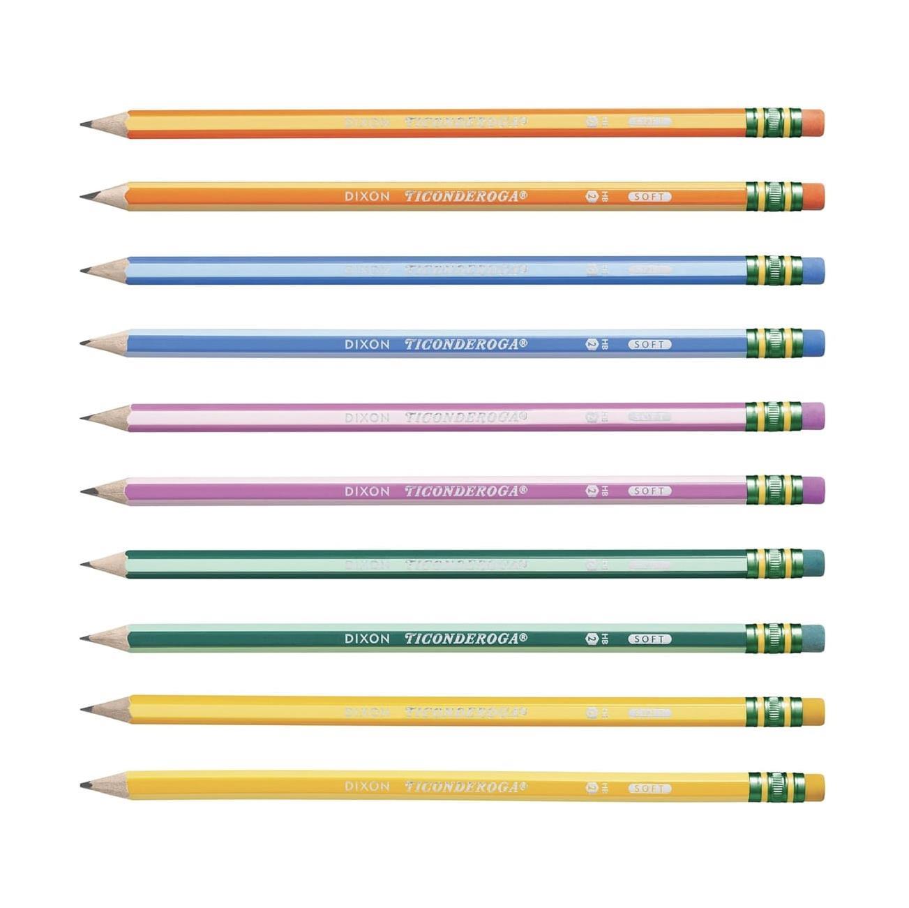 Dixon Ticonderoga The World's Best Pencil Striped New 10'li Kurşun Kalem