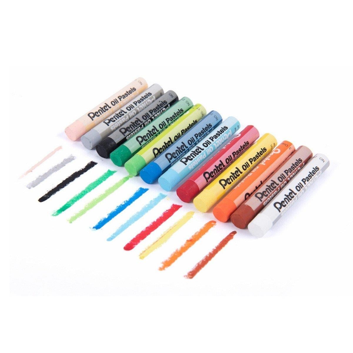 Pentel Arts Oil Pastels 16'lı Yağlı Pastel Boya Kalemi Seti 