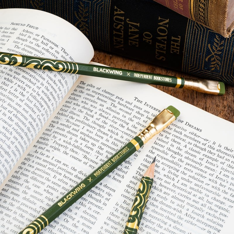 Blackwing X Independent Bookstore 5th Edition Greem Ahşap Kurşun Kalem 