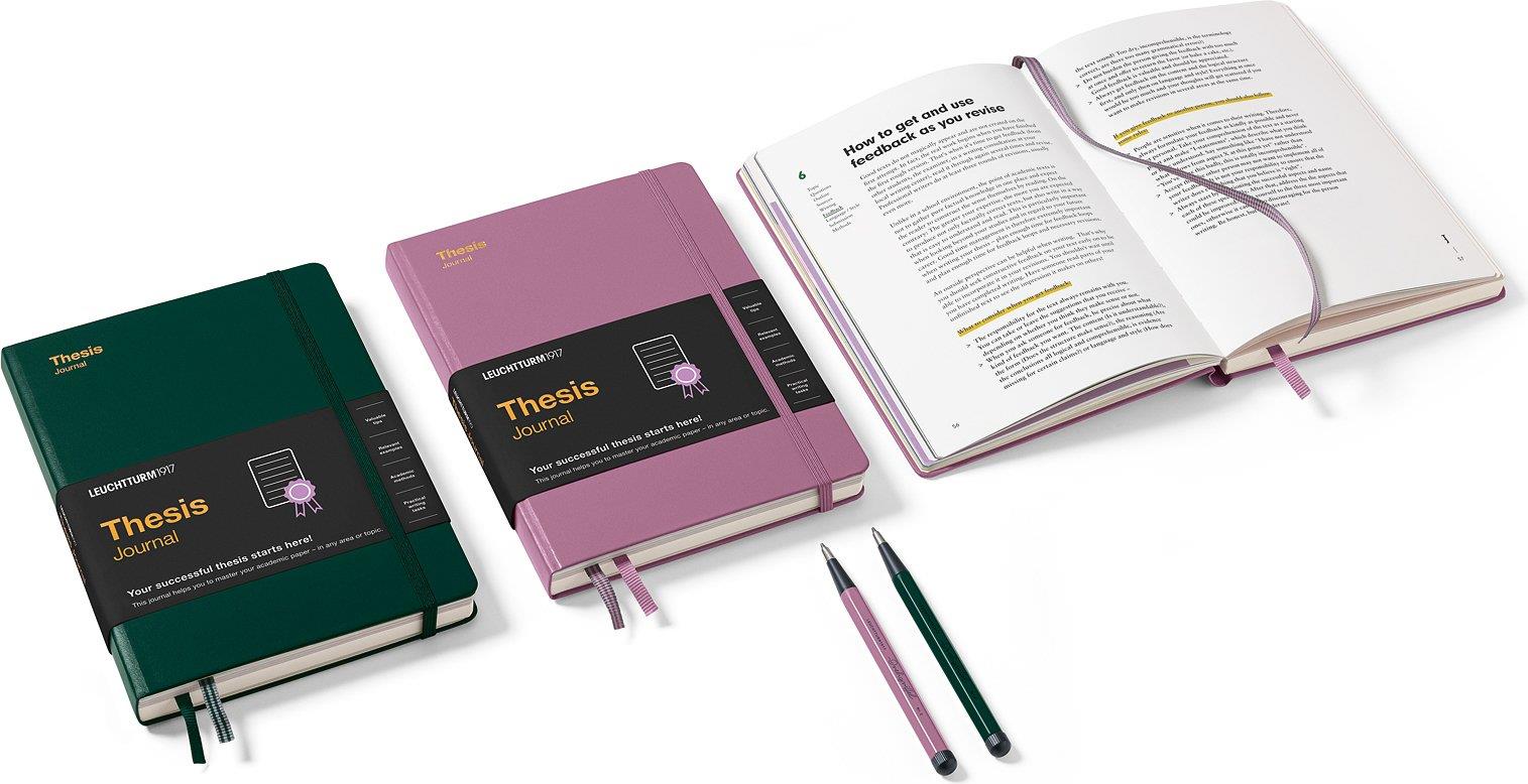 Leuchtturm1917 Thesis Journal Medium (A5), Sert Kapak, Forest Green, İngilizce 369206