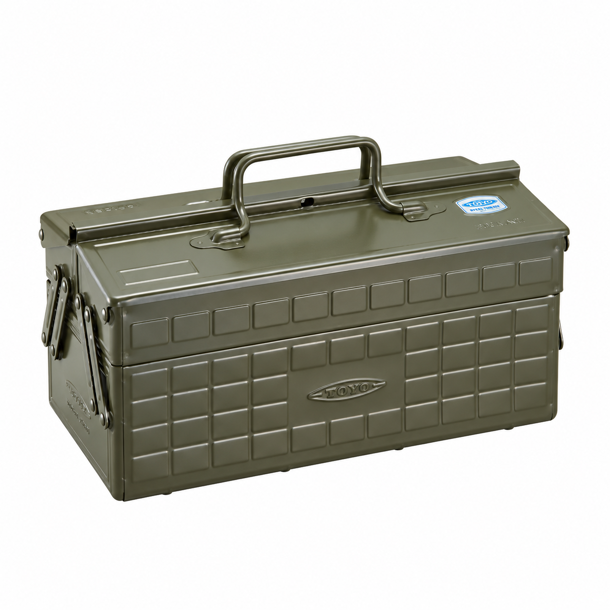 Toyo Steel ST-350 Tool Storage Box Moss Green Metal Saklama Kutusu