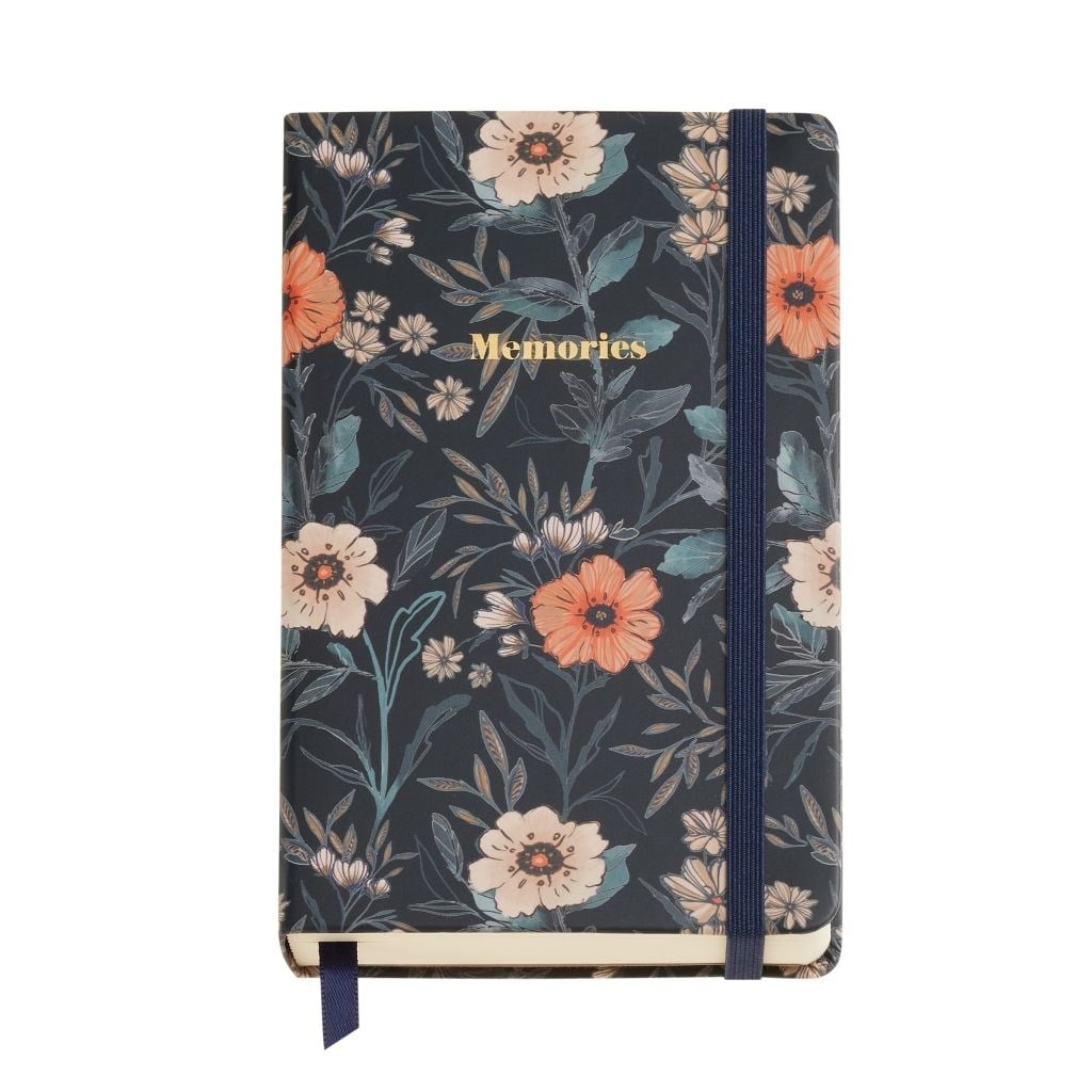 Miquelrius A6  British Bloom- 200 gr Çizgisiz Kalın Kapak  Defter