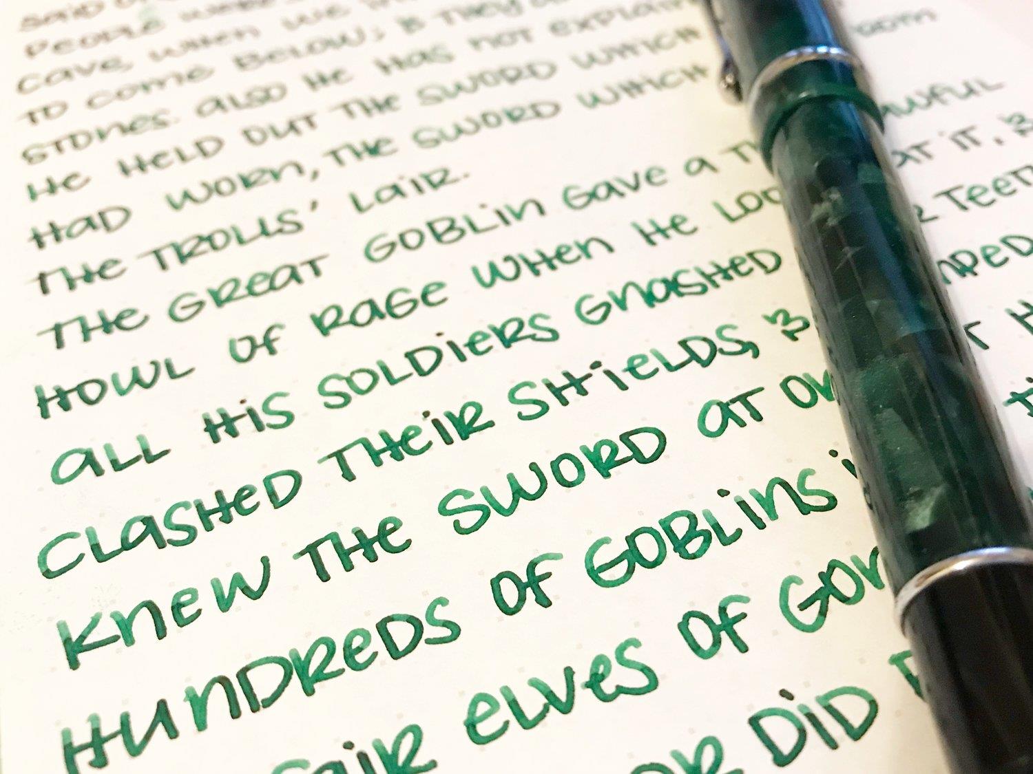 Diamine Ink Shimmering Mürekkep Golden Ivy 2018