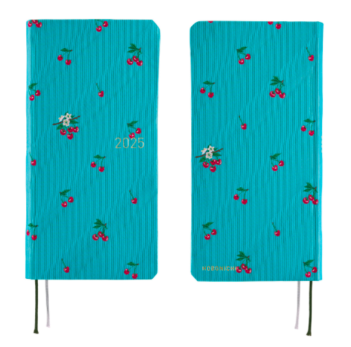 Hobonichi Techo Weeks 2025 Mega Bow & Tie: Cherry