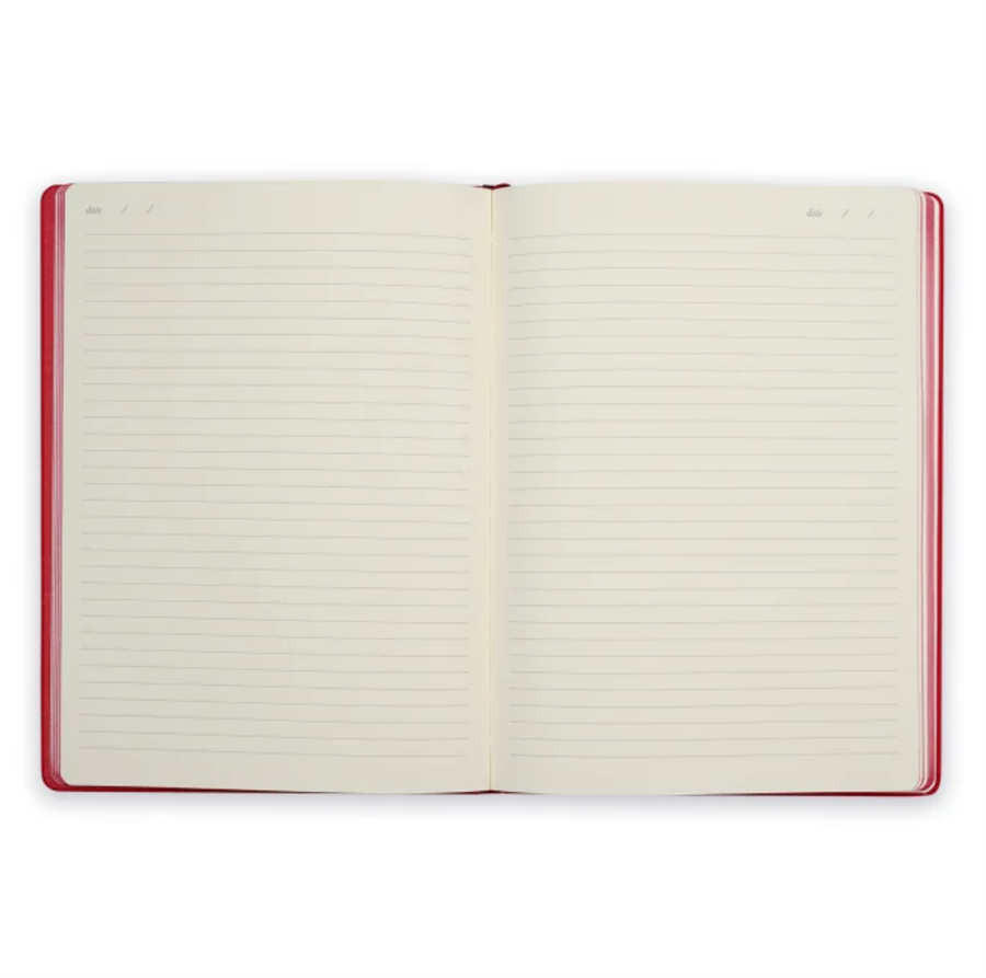Episode Colourblock Uno Scarlet Red XL Sert Kapak Defter