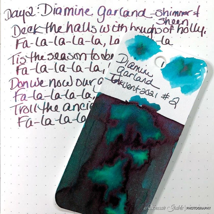 Diamine Inkvent Shimmer&Sheen Garland 2022